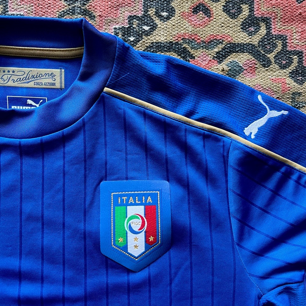 PUMA Italy Home Jersey 2016 size large